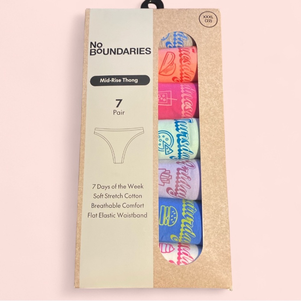No Boundaries Woman Bright Bottoms 7-Pack
